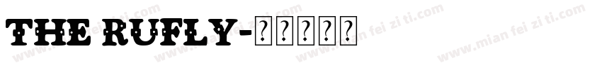 The Rufly字体转换